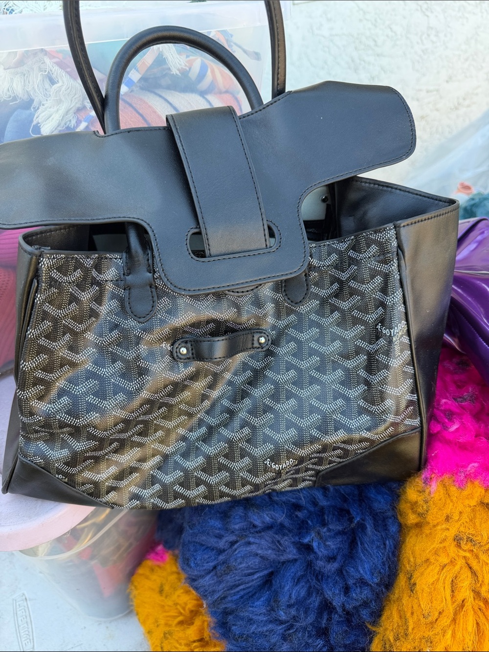 Black Designer-Style Women's Tote Bag